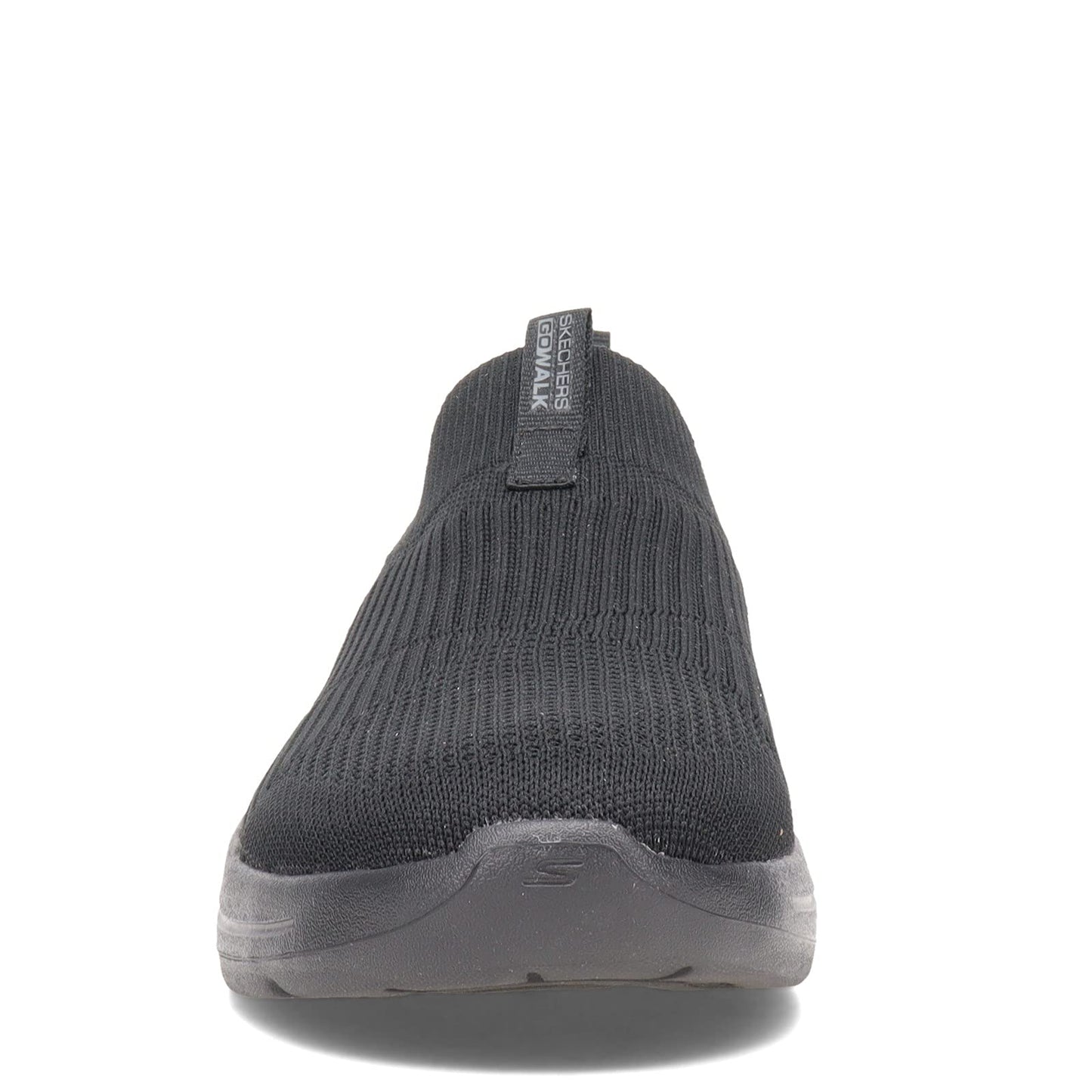 Skechers Women's Go Walk Arch Fit Iconic Sneaker, Black/Black, 5 Wide
