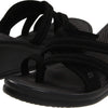 Skechers Cali Women's Rumblers-Beautiful People Wedge Sandal,Black,7 M US