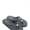 Michael Kors Flip-Flop Stripe EVA Black 6 M