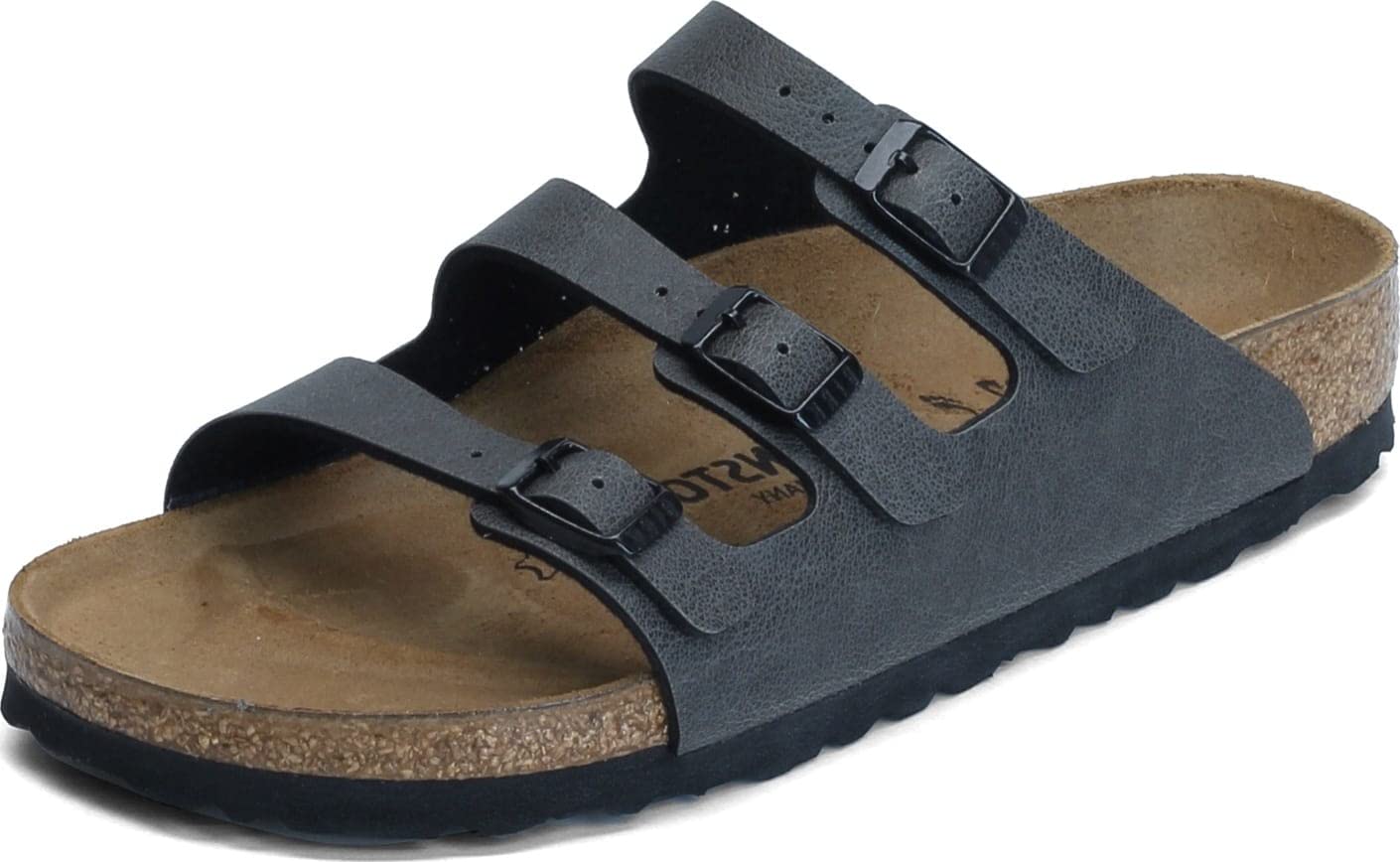 Birkenstock Florida Fresh Anthracite Pu Birko-Flor EU 42 (US Women's 11-11.5) Narrow
