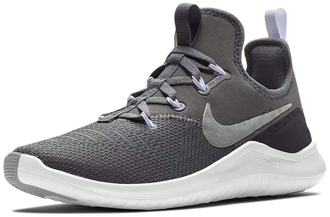 Nike Women's Free Tr 8 Running Shoes (7.5 M US, Gunsmoke/Metallic Silver-Gridiron)