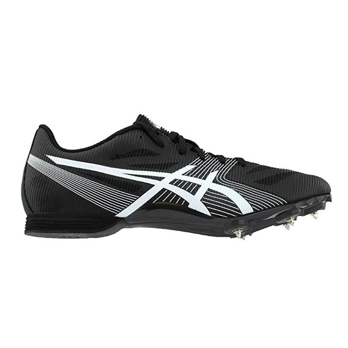 ASICS Men's Hyper MD 6 Track & Field Shoes, 10.5, BLACK/WHITE/MIDNIGHT