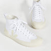 Veja Women's Nova High Top Vegan Sneakers, White/Pierre, 5 Medium US