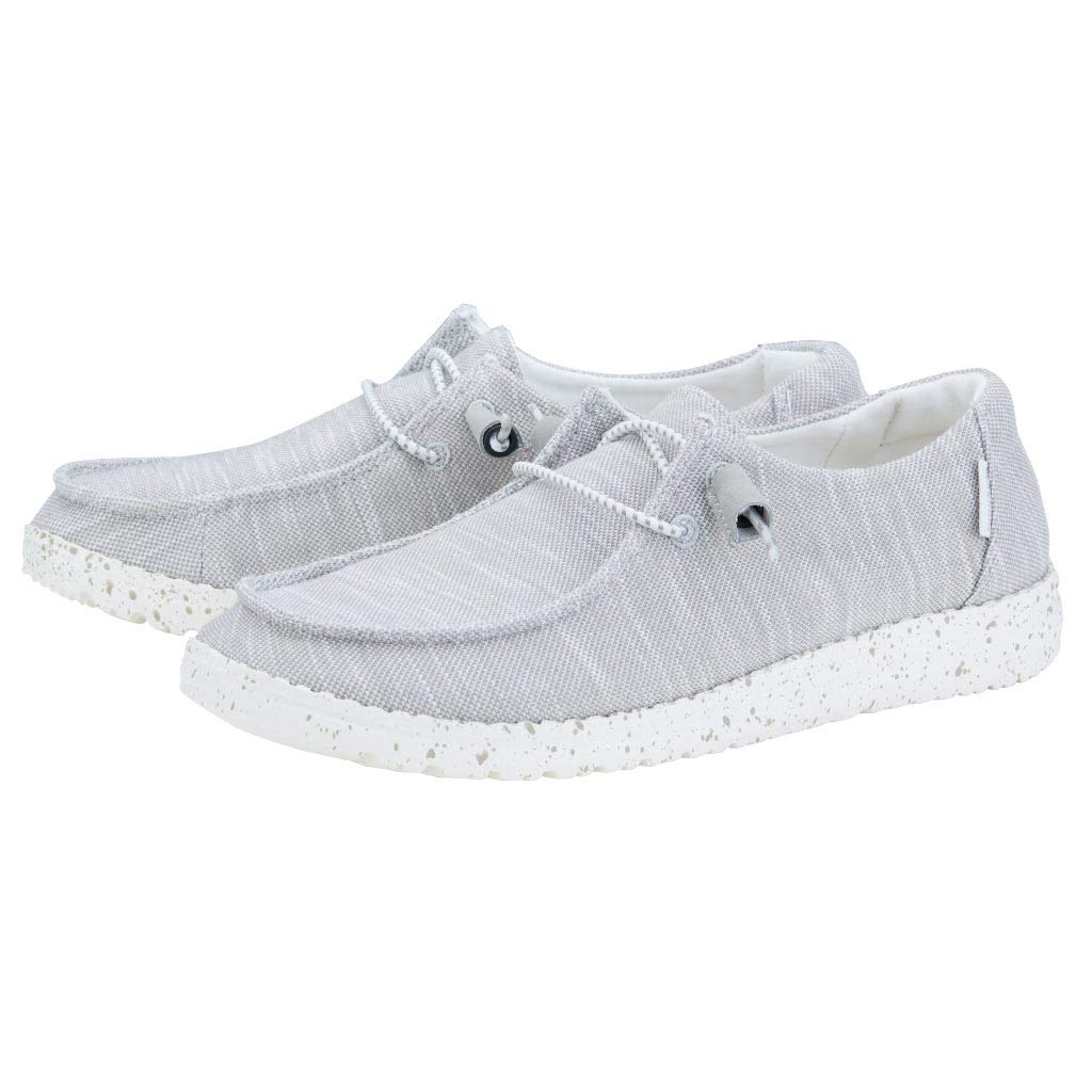 HEYDUDE Women's Wendy Mushroom Size 10 | Women’s Shoes | Women’s Lace Up Loafers | Comfortable & Light-Weight