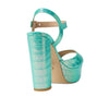 Stuart Weitzman Ryder 95 Platform Sandal Capri Ice 9 B