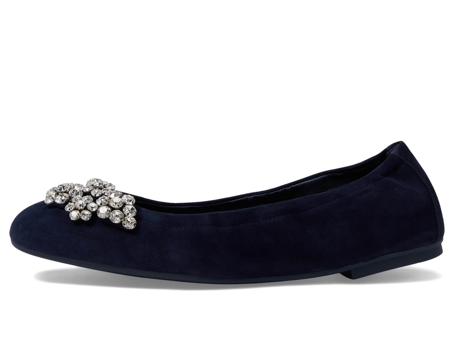 Stuart Weitzman Crystal Fleur Ballet Flat Nice Blue 7 B