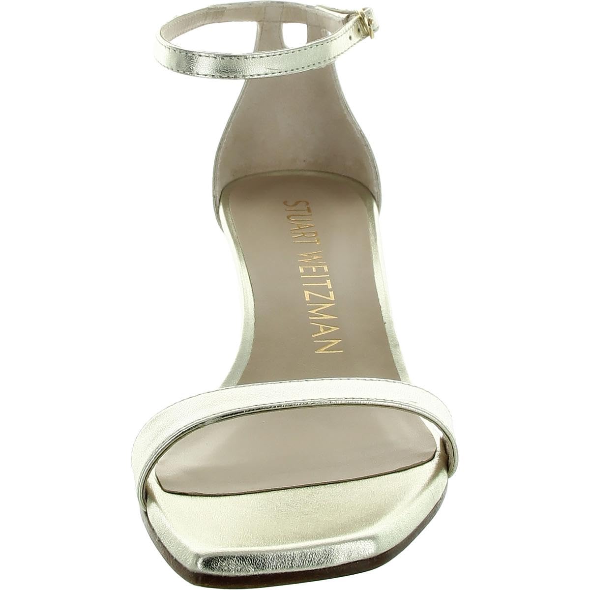 Stuart Weitzman Nudistcurve 50 Wedge Light Gold 9.5 B