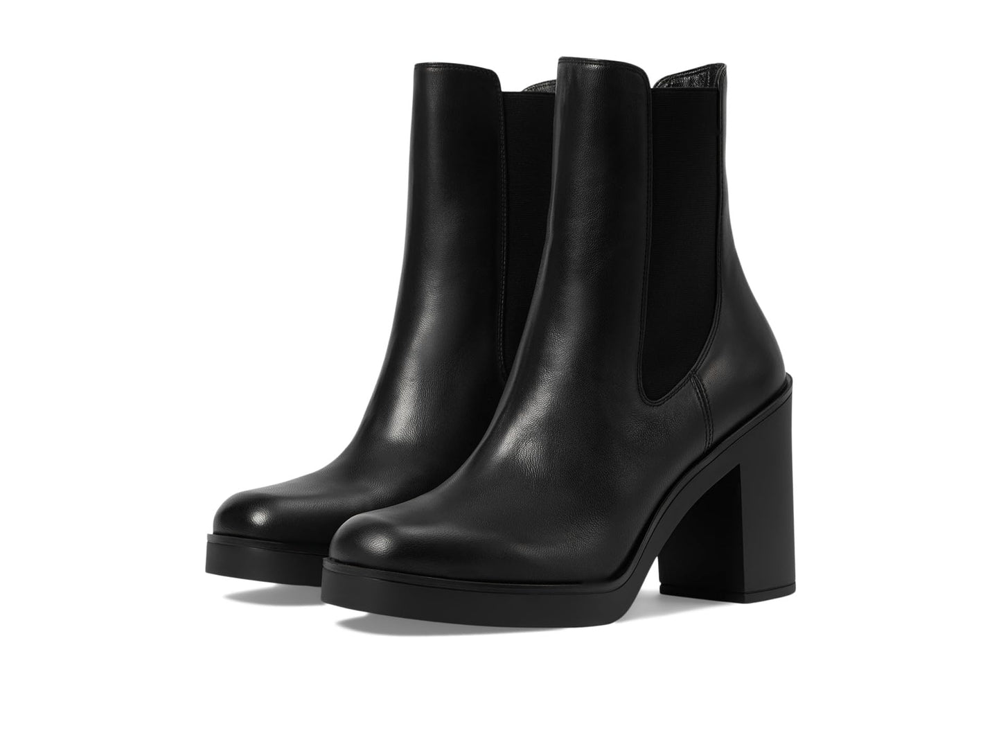 Stuart Weitzman Women's Bethenny 80 Chelsea Bootie, Black, 8