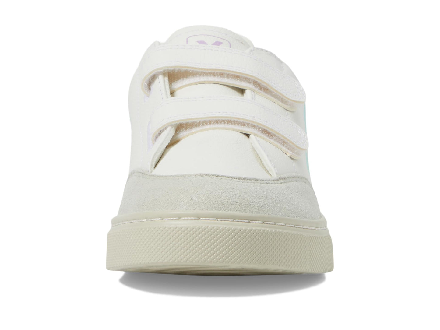 VEJA Unisex Small V-12 (Little Kid/Big Kid) Extra-White_Multico-Orchid 3, Medium