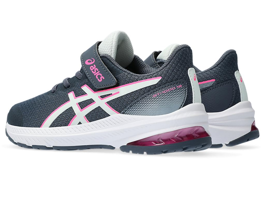 ASICS Kid's GT-1000 12 Pre-School Shoes, K11, Tarmac/Pure Aqua