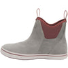 Xtratuf Men's 6 Inch Leather Ankle Deck Boot, Gray/Rum Raisin, Size 7
