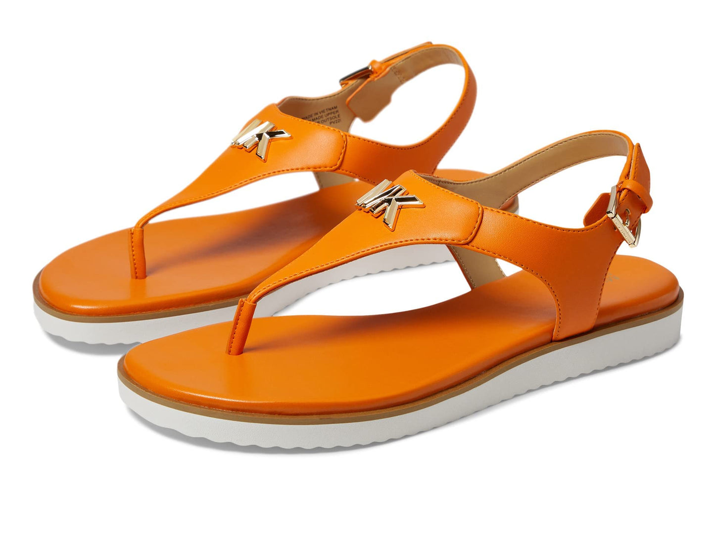 Michael Kors Jilly Flat Sandal Apricot 7.5 M
