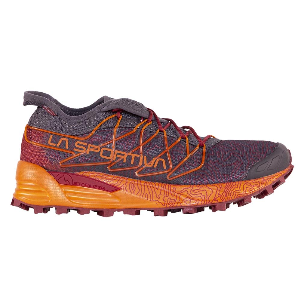 La Sportiva Men's Mutant Trail Running Shoe, Carbon/Hawaiian Sun, 10.5