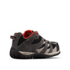 Columbia Youth Redmond Waterproof, Black/Flame, 4