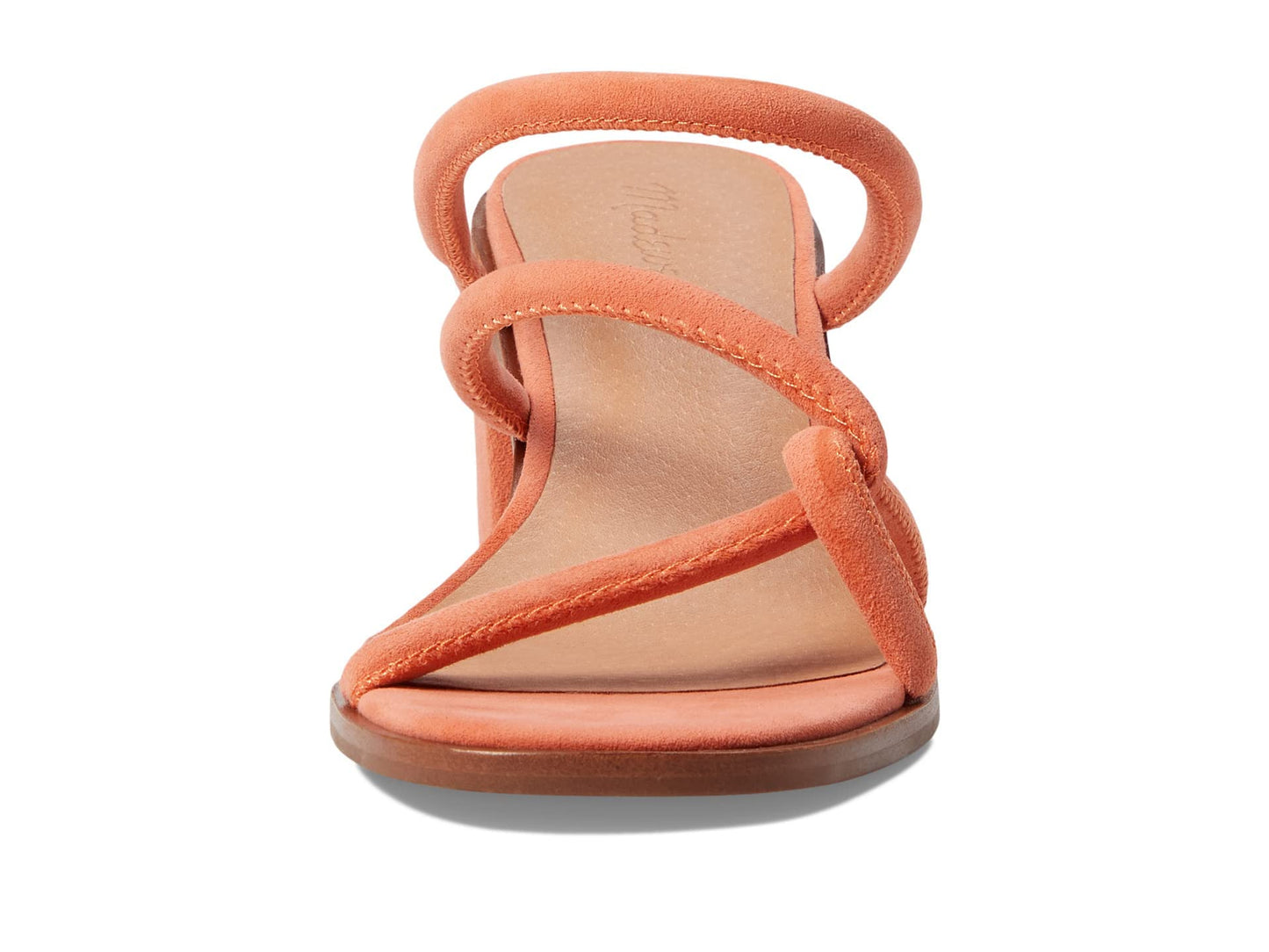 Madewell CAIA Occasion Sandal Suede Classic Coral 8 M