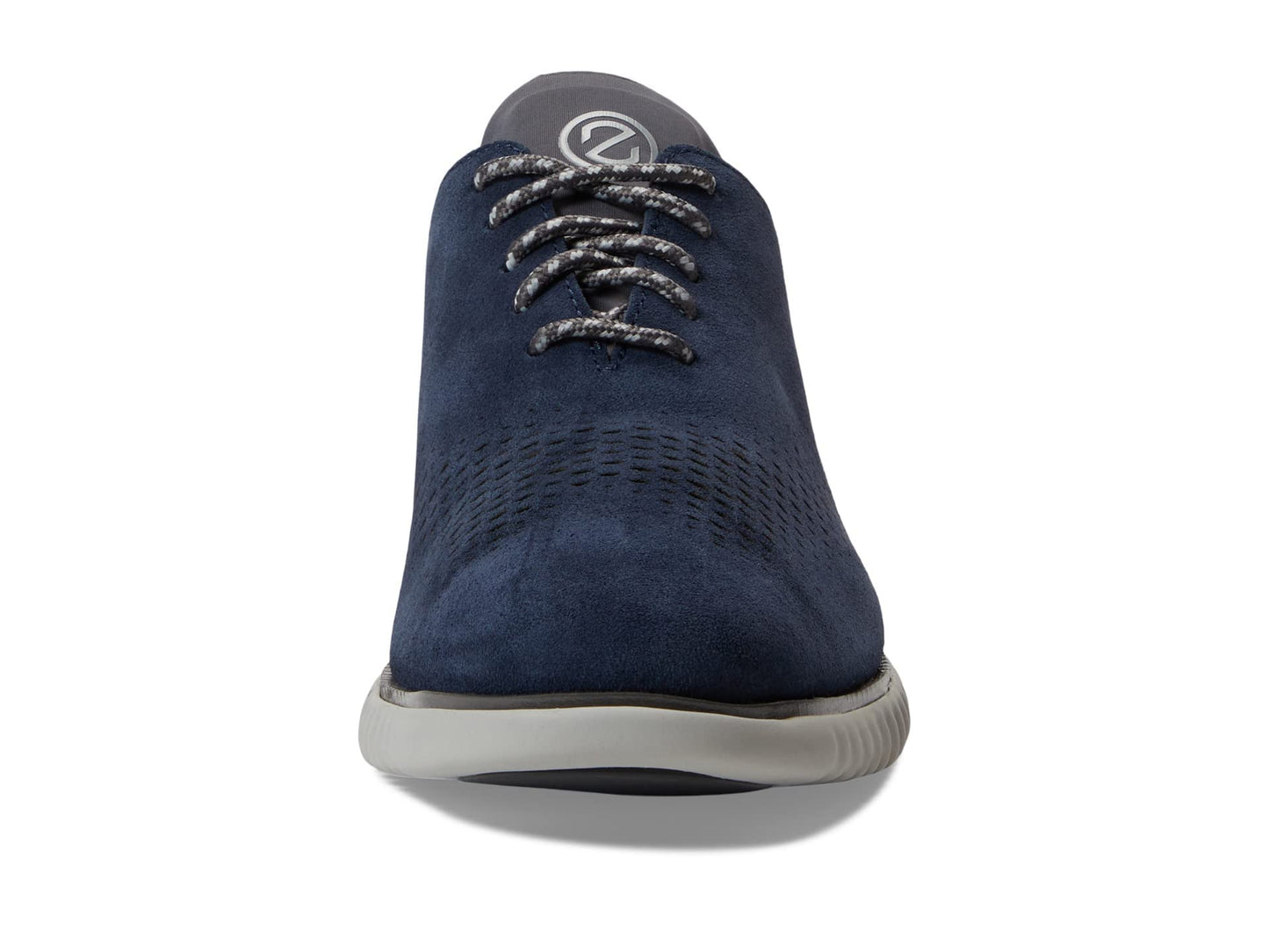 Cole Haan Men’s Shoes - 2.Zerogrand Casual Lightweight Leather Laser Wingtip Oxford, Navy Blazer/Harbor Mistt, 7.5-M US