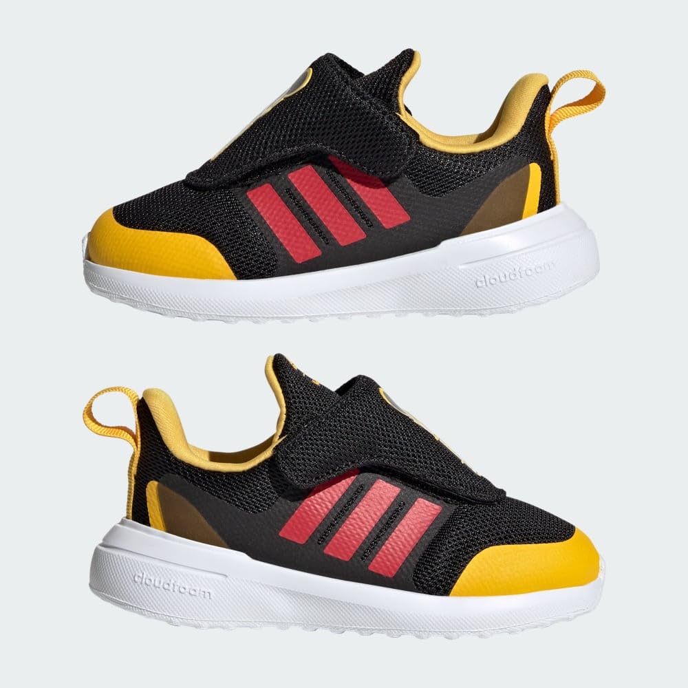 adidas Fortarun Mickey AC (Toddler) Core Black/Better Scarlet/Bold Gold 4 Toddler M