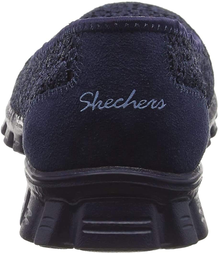 Skechers Sport Women's EZ Flex 2 Flighty Flat, Navy Blue, 7.5 M US