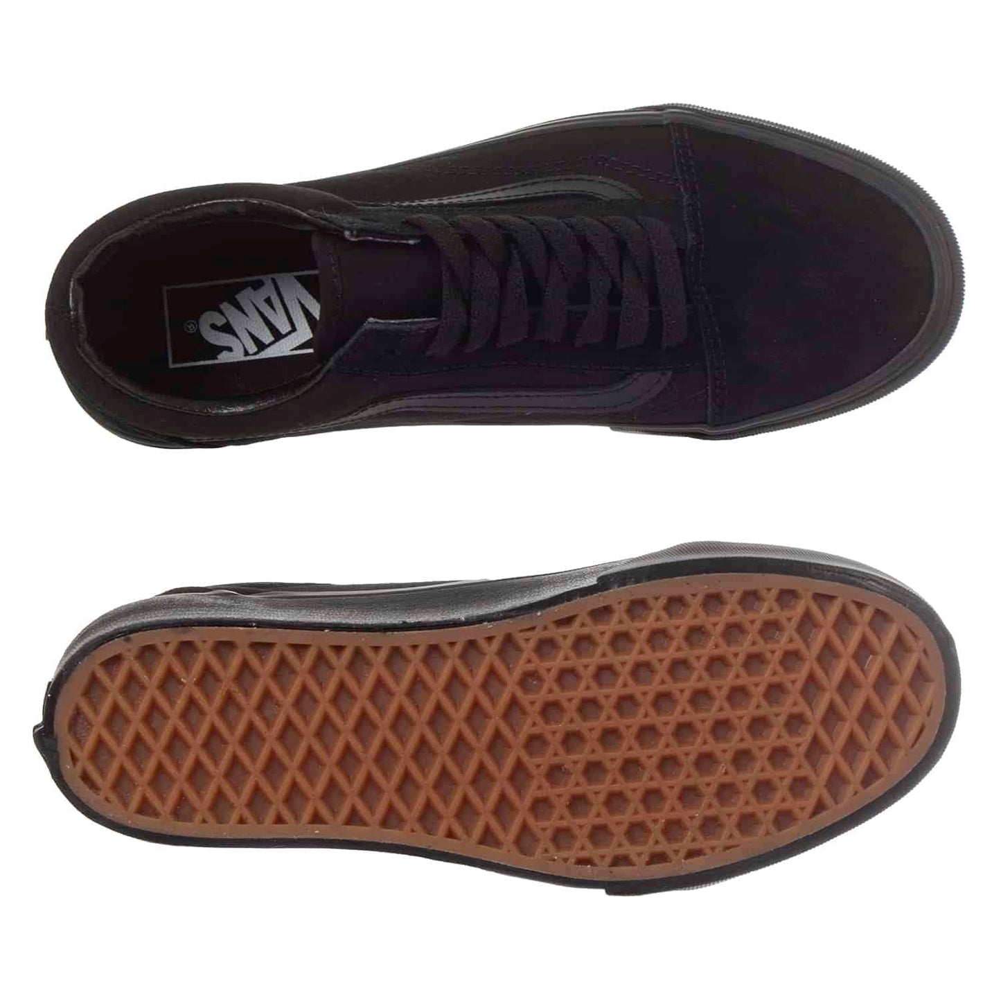 Vans - Unisex Old Skool Stackform Shoes, Color Suede/Canvas Black/Black, Size: 7.5 M US Mens / 9 M US Womens