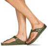 Birkenstock Women's Gizeh Eva Sandals, Green, 6/6.5