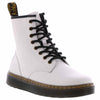 Dr Martens Zavala T Lamper Combat Boot White in Size 6