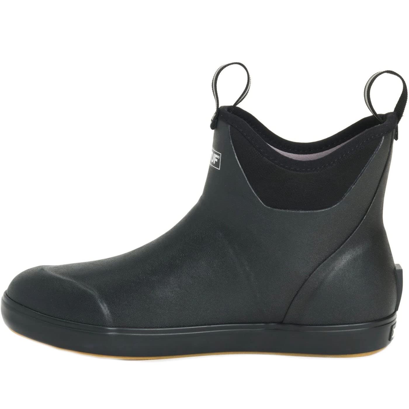 Xtratuf Men's 6 in Ankle Deck Boot, Black, Size 14(M)