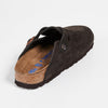 Birkenstock Unisex Arizona Soft Footbed Sandal, Mocha Suede, 45 M EU / 12-12.5 D(M) US