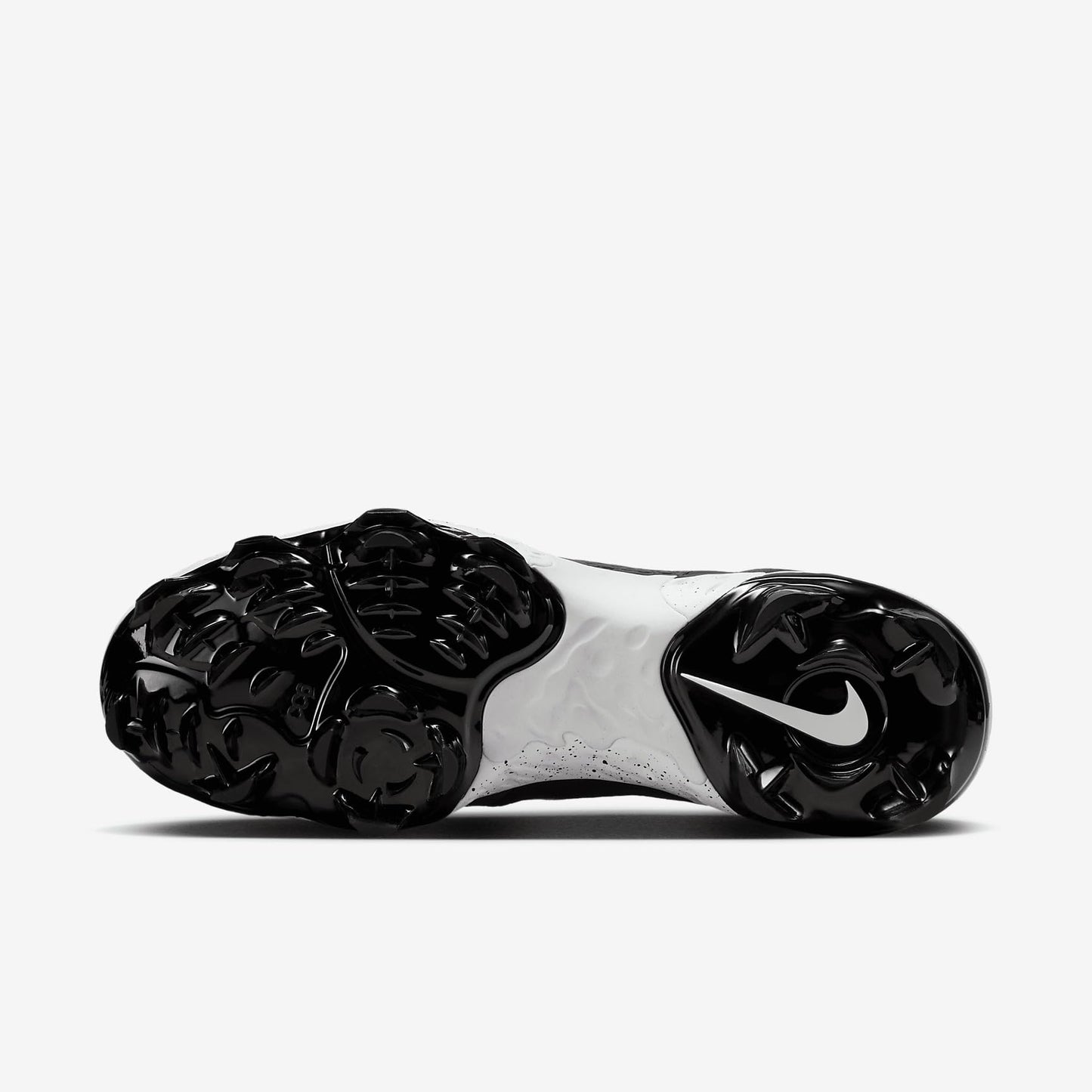 Nike Alpha Huarache Elite 4 Low MCS Men's Baseball Cleats (FD6221-003, Black/Dark Smoke Grey/White) Size 8