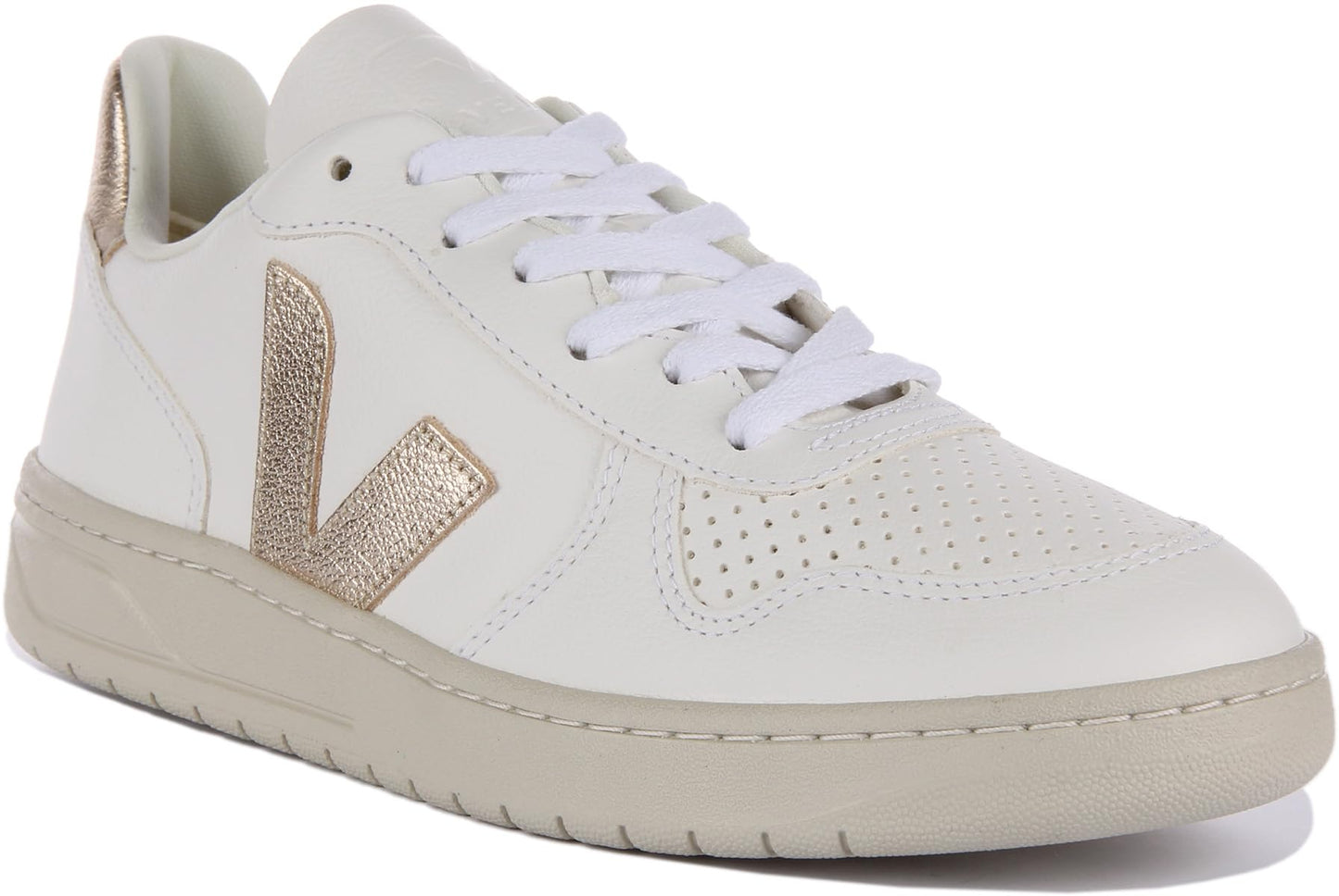 VEJA V-10 Extra White/Platine EU 46 (US Men's 12) M