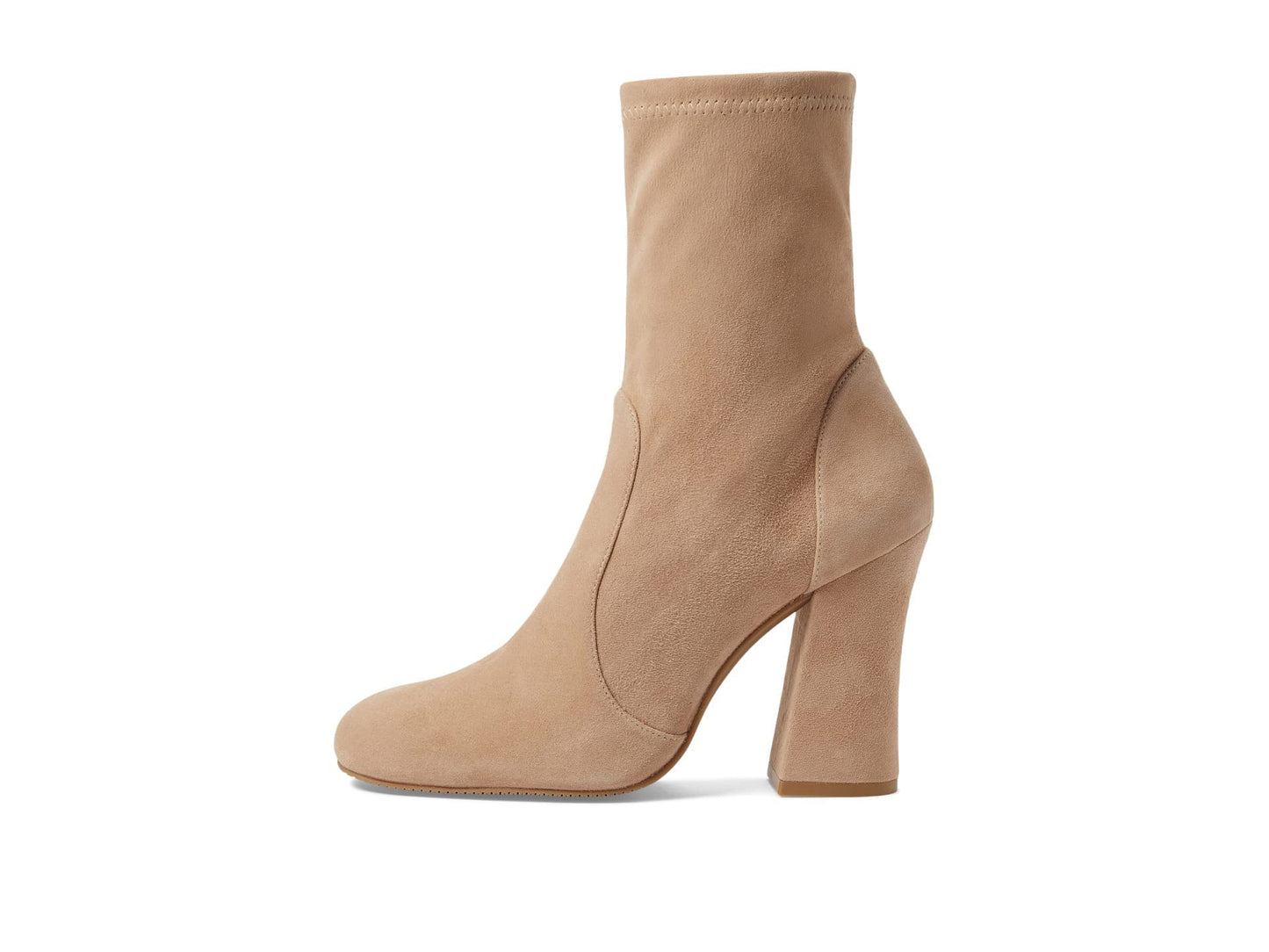 Stuart Weitzman Curveblock 100 Bootie Adobe 8.5 B
