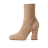 Stuart Weitzman Curveblock 100 Bootie Adobe 7.5 B