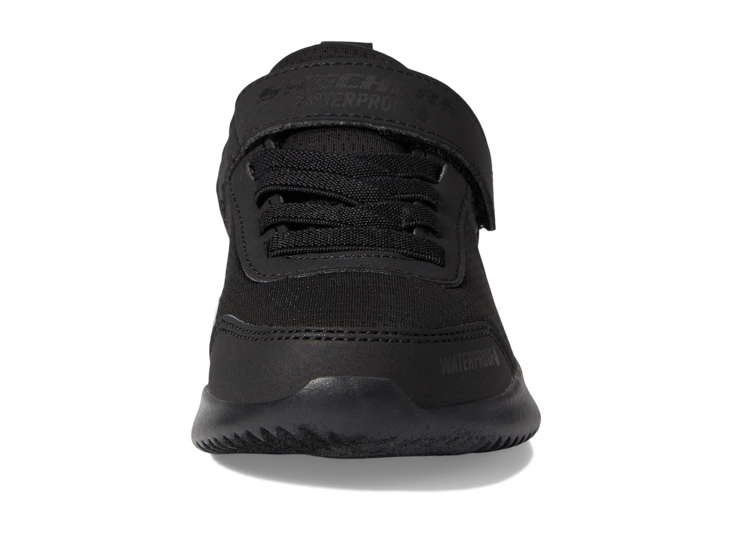 Skechers Boys' Bounder Dripper Drop Waterproof Sneaker, Black/Black, 11 Little Kid