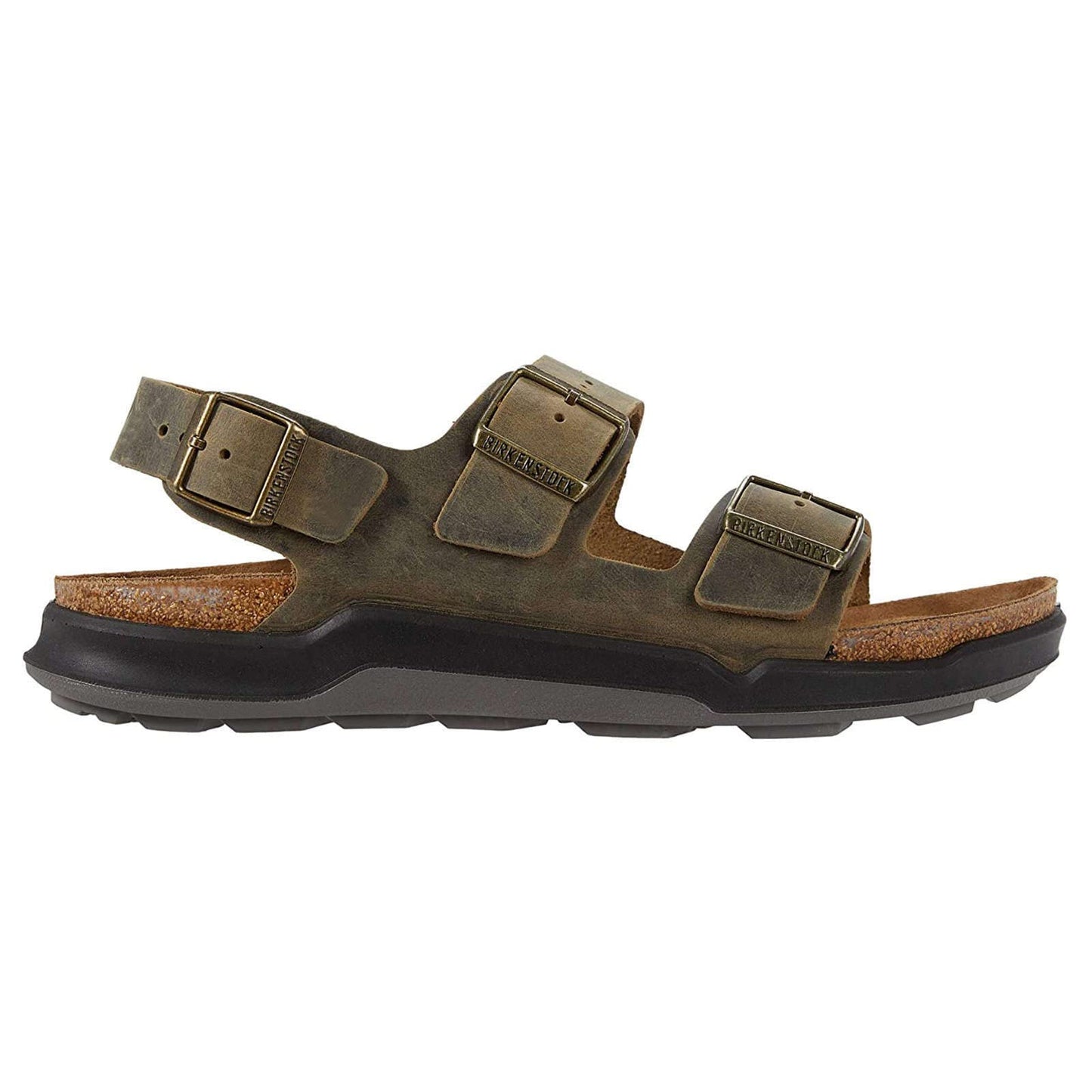 Birkenstock 1018427142 Milano Ct Khaki Oil LTR R 42