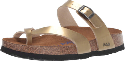 Birkenstock Betula Licensed Mia Soft Metal Gold Birko-Flor™ EU 41 (US Women's 10-10.5) Narrow