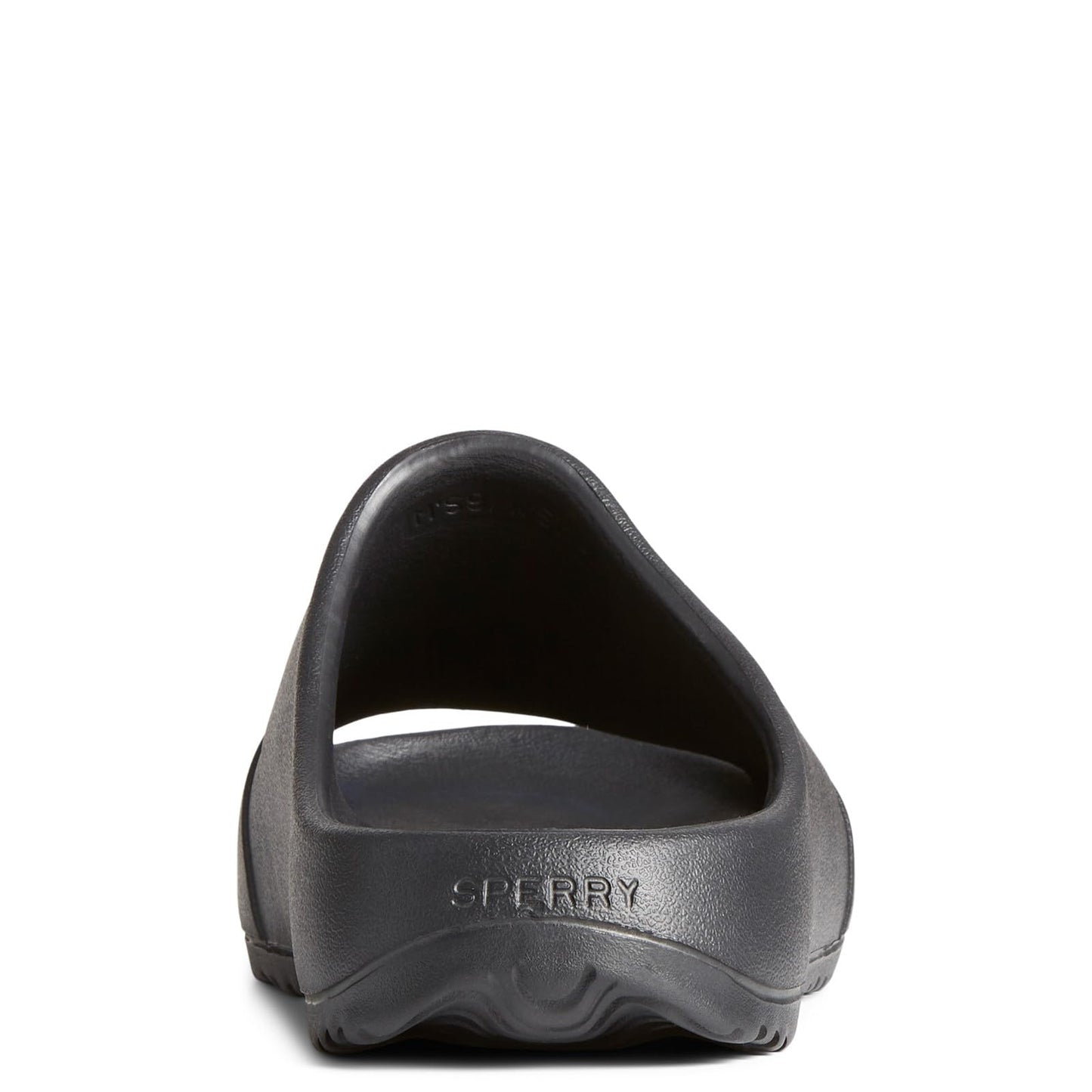 Sperry mens Float Slide Flat Sandal, Black, 9 US