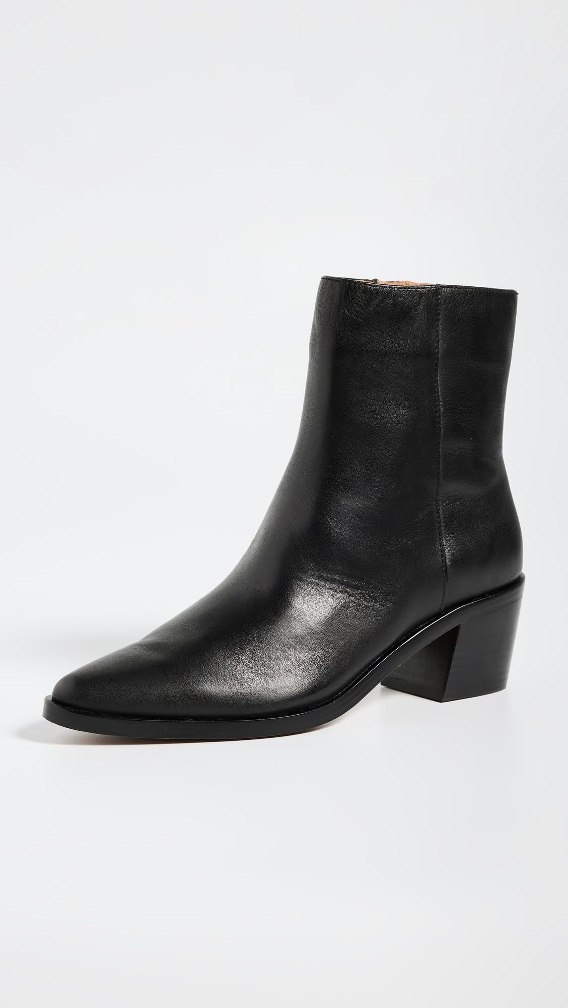 Madewell Women's The Everten Ankle Boot, True Black, 11 Medium US