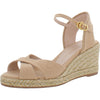 Stuart Weitzman Mirela II Espadrille Wedge Adobe/Natural 10 B