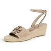 Tory Burch Women's INES Wedge Espadrilles 50mm, Ceramic Taupe, 6.5 Medium US