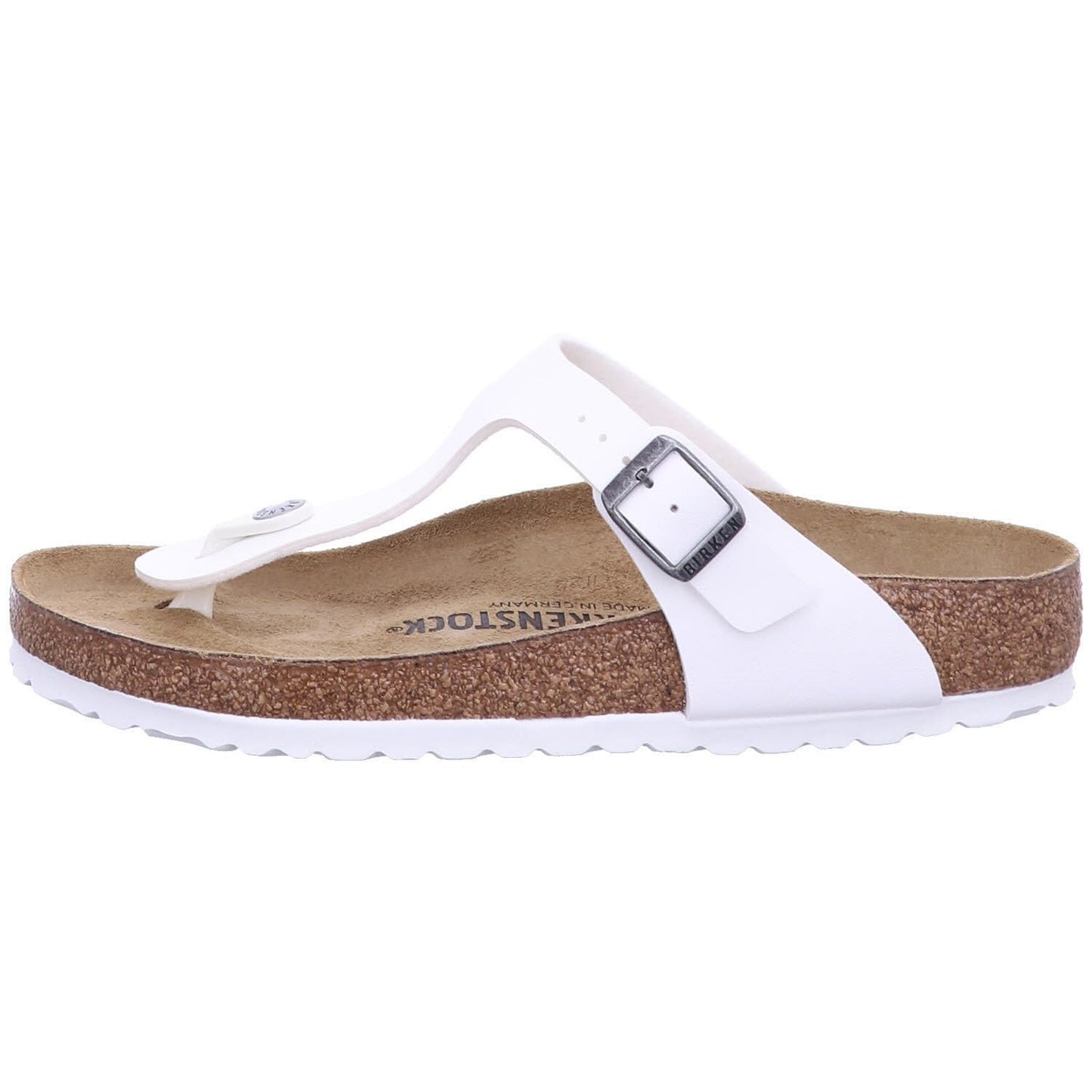 Birkenstock GIZEH Birko-Flor, Women's Flip Flops, White (Blanc Blanc), 3.5 UK (36 EU)