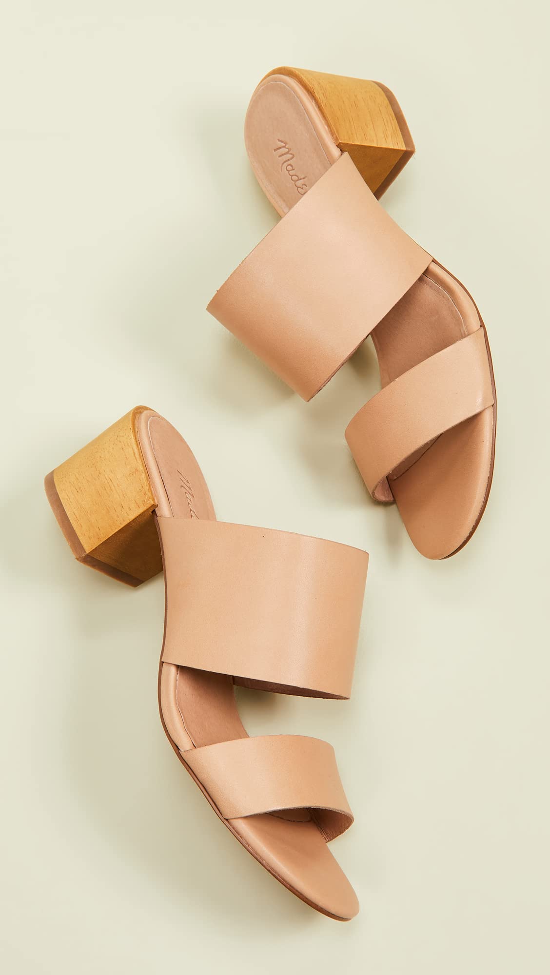 Madewell Women's The Kiera Mule Sandals, Vintage Beige, Tan, 7.5 Medium US