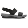 Clarks Women's Arla Jacory Sling Back Sandals, Black, 6.5 UK
