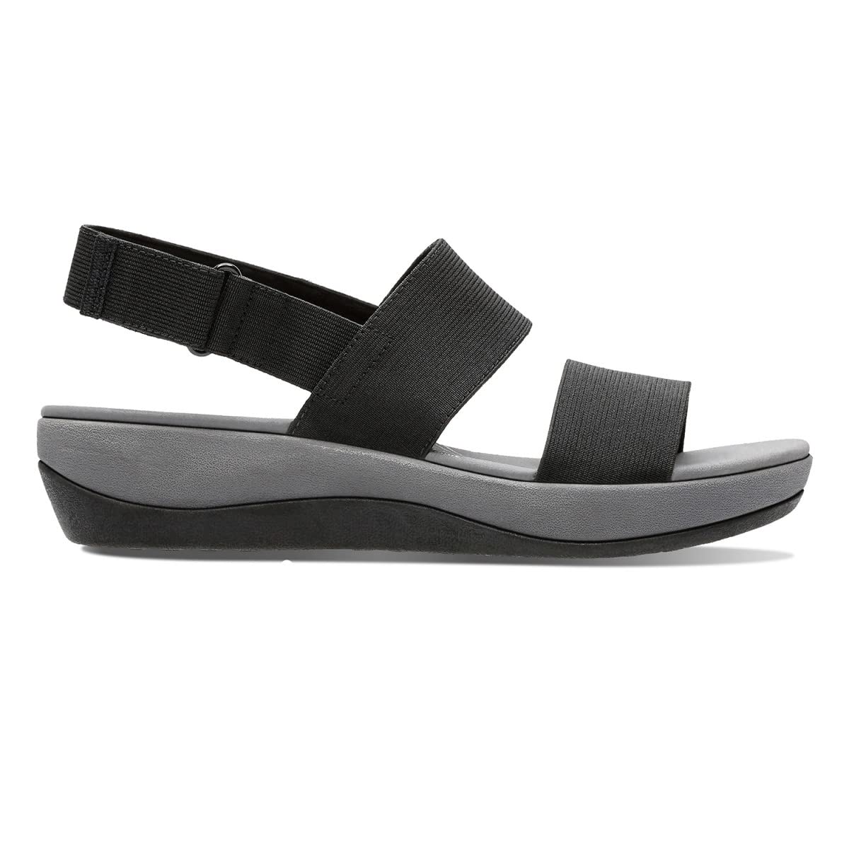 Clarks Women's Arla Jacory Sling Back Sandals, Black, 6.5 UK