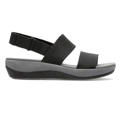 Clarks Women's Arla Jacory Sling Back Sandals, Black, 6.5 UK