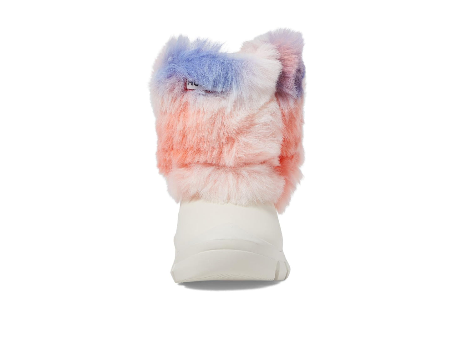 Hunter Intrepid Rainbow Faux Fur Snow Boot (Toddler/Little Kid) White Willow/Multi 5 Toddler M
