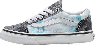 Vans - Kids Old Skool Shoes, Color Marble Black/Grey, Size: 3 M US Little Kid