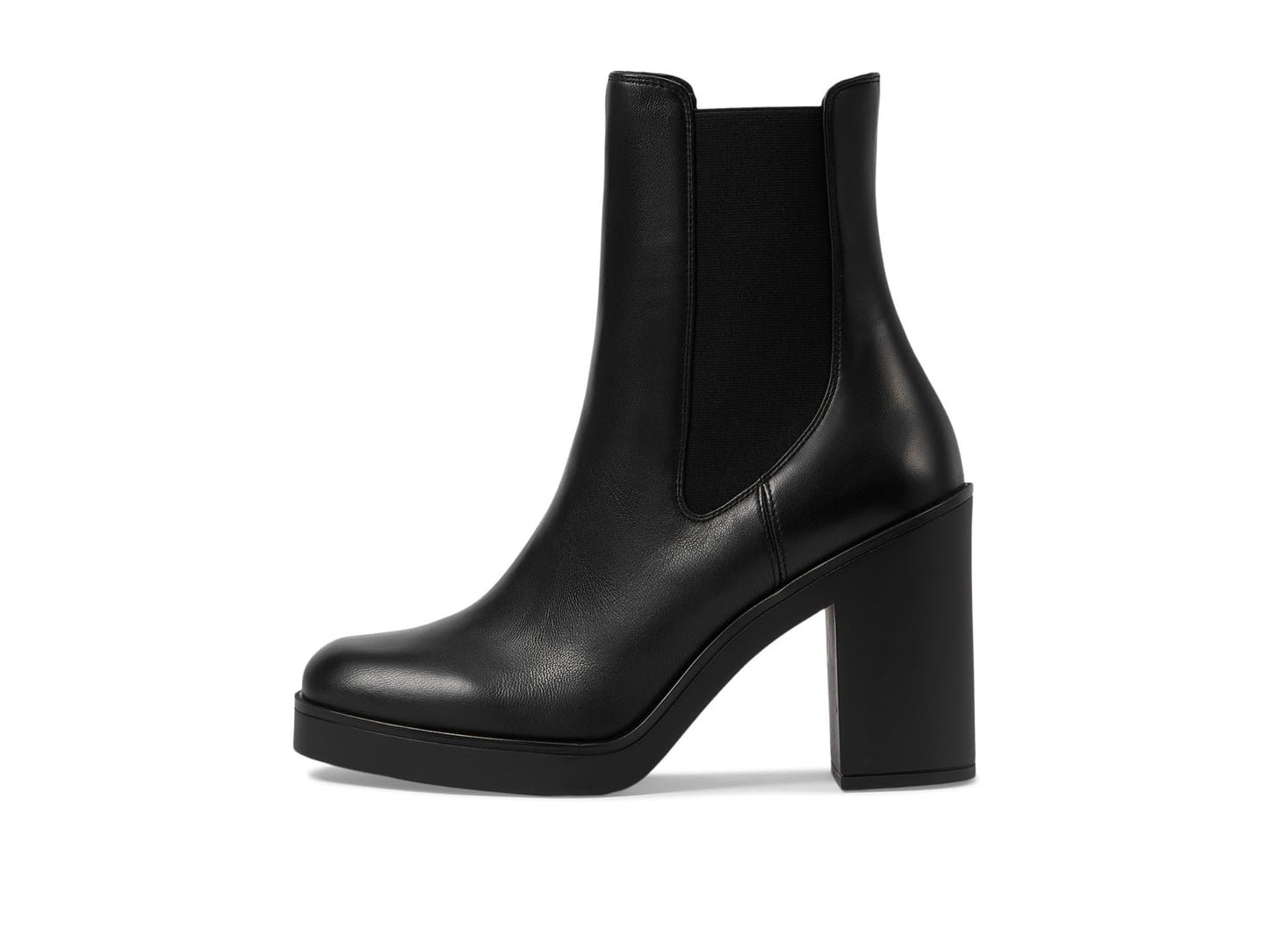 Stuart Weitzman Women's Bethenny 80 Chelsea Bootie, Black, 8