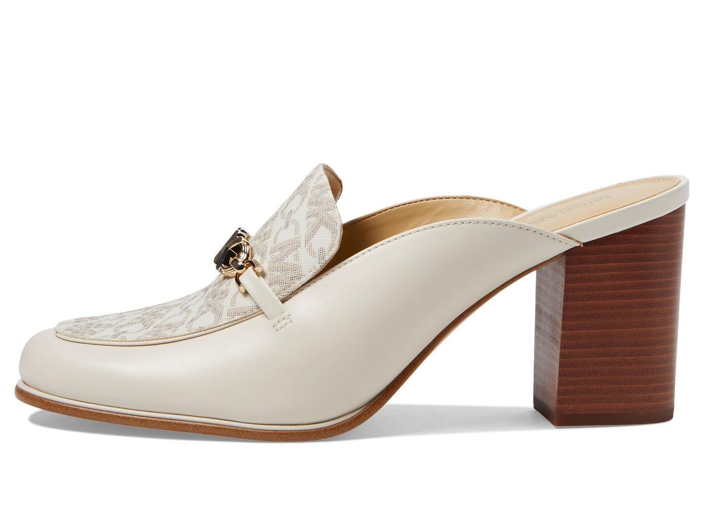 Michael Kors Tiffanie Heeled Mule Vanilla 7.5 M