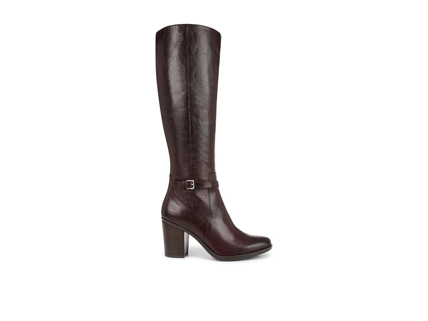 Naturalizer Women's Kalina Wide Shaft Wine Leather 8.5 Medium