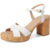 Stuart Weitzman Womens Dayna Platform 80 Cream 8.5 M