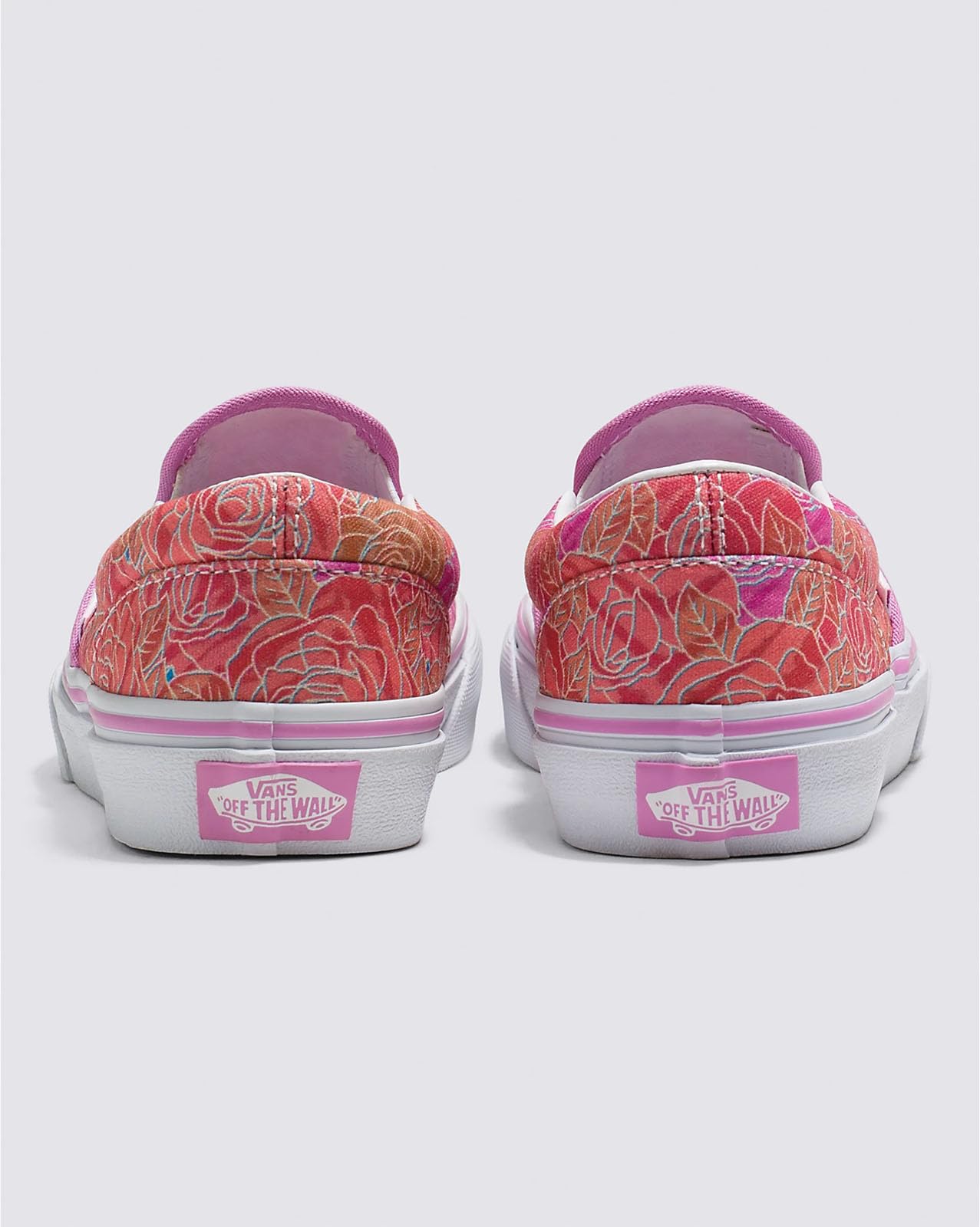 Vans - Kids Classic Slip-On Shoes, Color Rose Camo Pink Floral, Size: 1 M US Little Kid